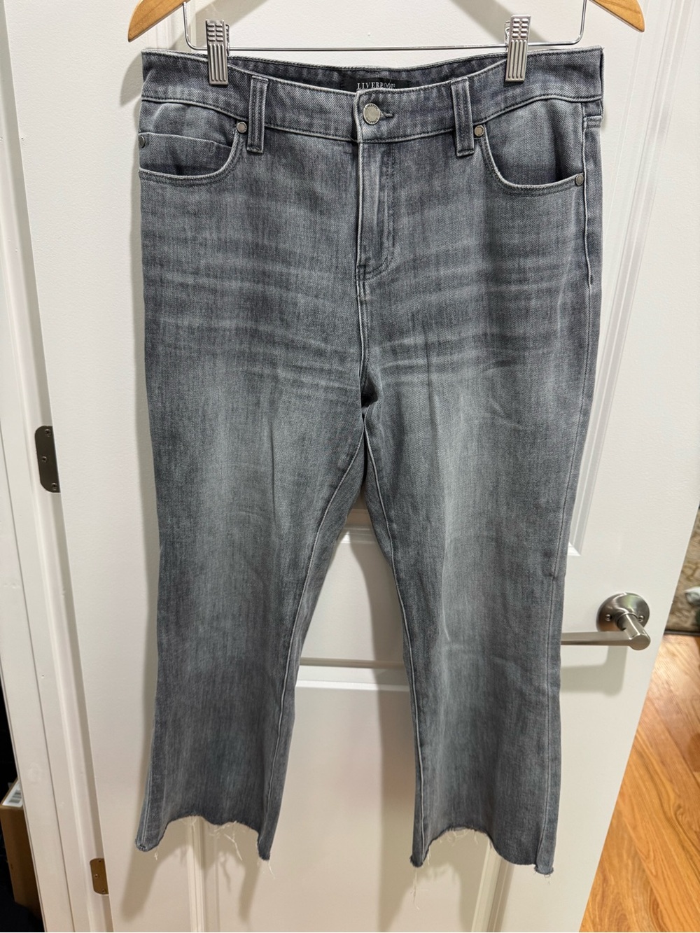 Liverpool Wide Leg Black Jeans size 30